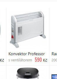 Konvektor Professor s ventilátorem