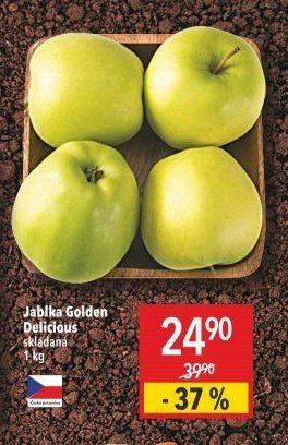 Jablka Golden Delicious