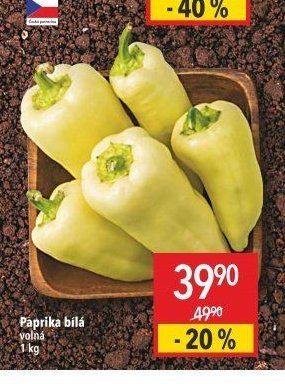 Paprika bílá