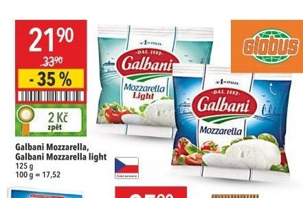 Galbani Mozzarella, Galbani Mozzarella light