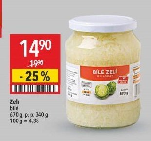 Zelí bílé 670 g