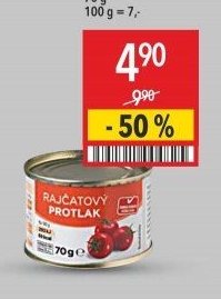 Rajčatový protlak 70 g