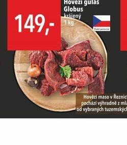 Hovězí guláš Globus krájený 1 kg