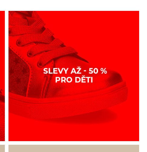 Slevy až 50 % pro děti