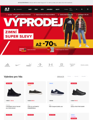 akční leták A3 SPORT 6.1.2021-12.1.2021