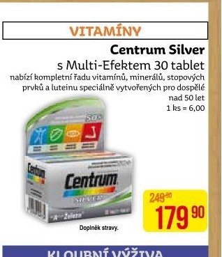 Centrum Silver s Multi-Efektem 30 tablet