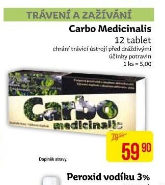 Carbo Medicinalis 12 tablet