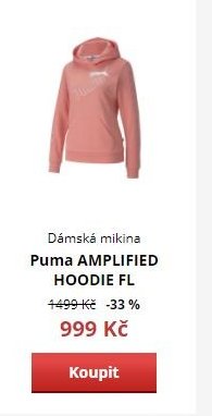 Dámská mikina Puma AMPLIFIED HOODIE FL