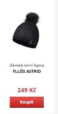 Dámská zimní čepice FLLÖS ASTRID