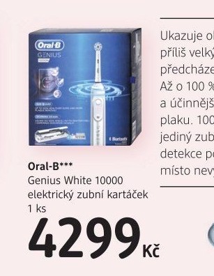 Elektrický zubní kartáček Oral-B Genius White 10000