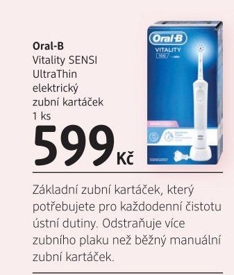 Elektrický zubní kartáček Vitality 100 Sensi Ultra Thin Oral-B