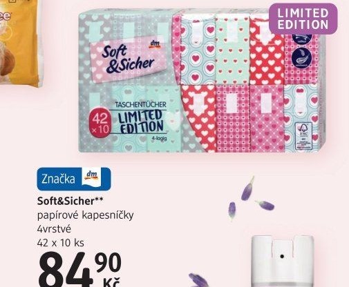 Kapesníčky papírové 4vrstvé Soft&amp
