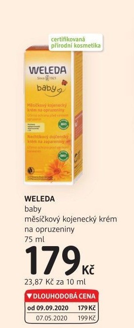 Krém na opruzeniny měsíčkový kojenecký Baby Weleda