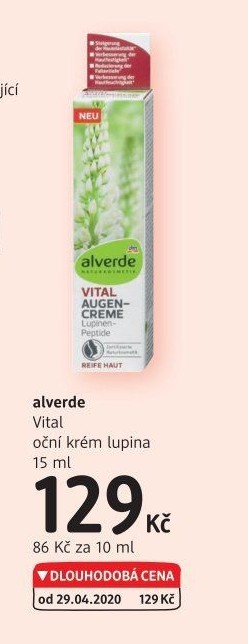 Krém oční Vital Alverde