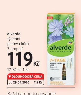 Kúra pleťová týdenní Alverde