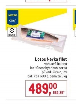 Losos Nerka filet