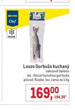 Losos Gorbuša kuchaný