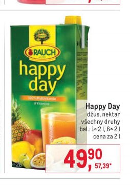 Happy Day džus, nektar