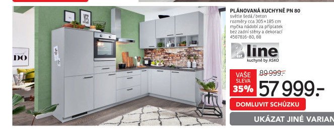 Plánovaná kuchyně PN 80 - ASKO akcniletaky.com