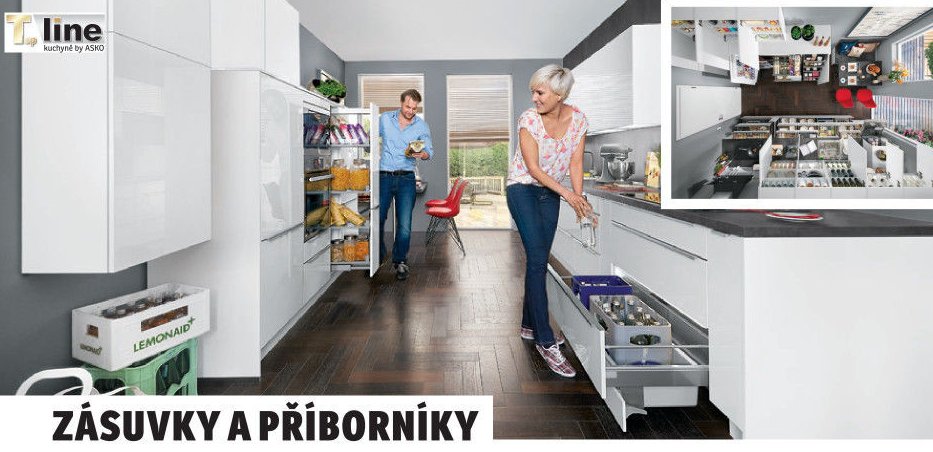Hlavní kuchyňská linka s úložnými prostory - ASKO akcniletaky.com