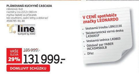 Plánovaná kuchyně CASCADA - ASKO akcniletaky.com