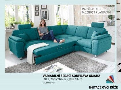 Variabilní sedací souprava OMAHA - ASKO akcniletaky.com