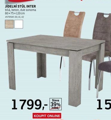 JÍDELNÍ STŮL INTER - ASKO akcniletaky.com