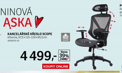 KANCELÁŘSKÉ KŘESLO SCOPE - ASKO akcniletaky.com