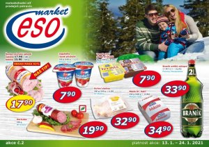 akční leták ESO MARKET 13.1.2021-24.1.2021