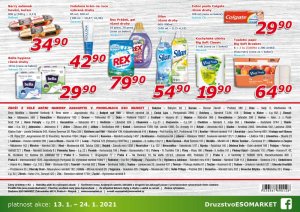 akční leták ESO MARKET 13.1.2021-24.1.2021