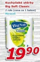 Utěrky kuchyňské 2vrstvé Classic Big Soft