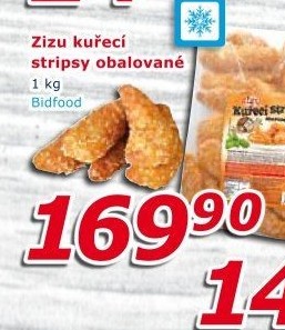 Obalované kuřecí stripsy mražené Zizu