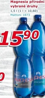 Přírodní voda Magnesia