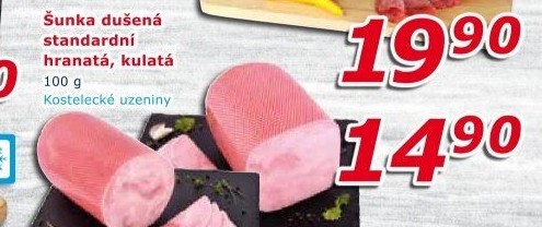 Šunka dušená standard hranatá Kostelecké uzeniny