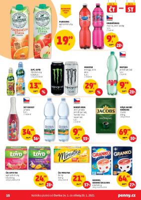 akční leták Penny Market 14.1.2021-20.1.2021