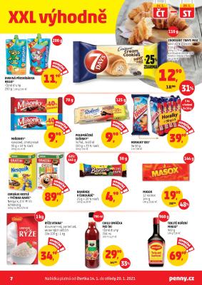 akční leták Penny Market 14.1.2021-20.1.2021