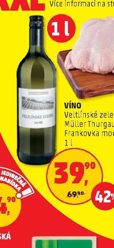 VÍNO Veltlínské zelené, Frankovka modrá
