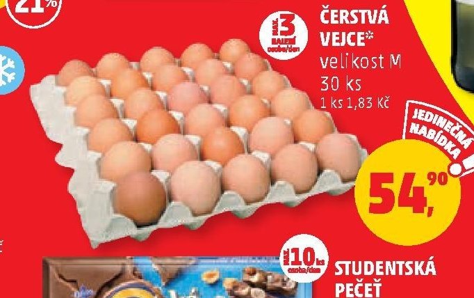 ČERSTVÁ VEJCE