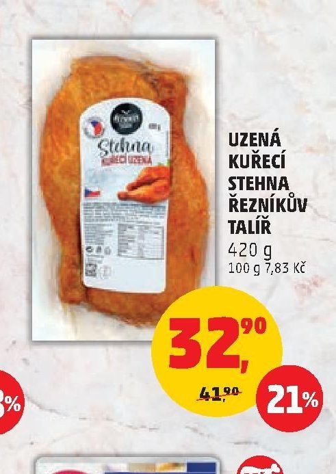 UZENÁ KUŘECÍ STEHNA ŘEZNÍKŮV TALÍŘ