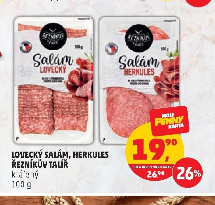 LOVECKÝ SALÁM, HERKULES ŘEZNÍKŮV TALÍŘ
