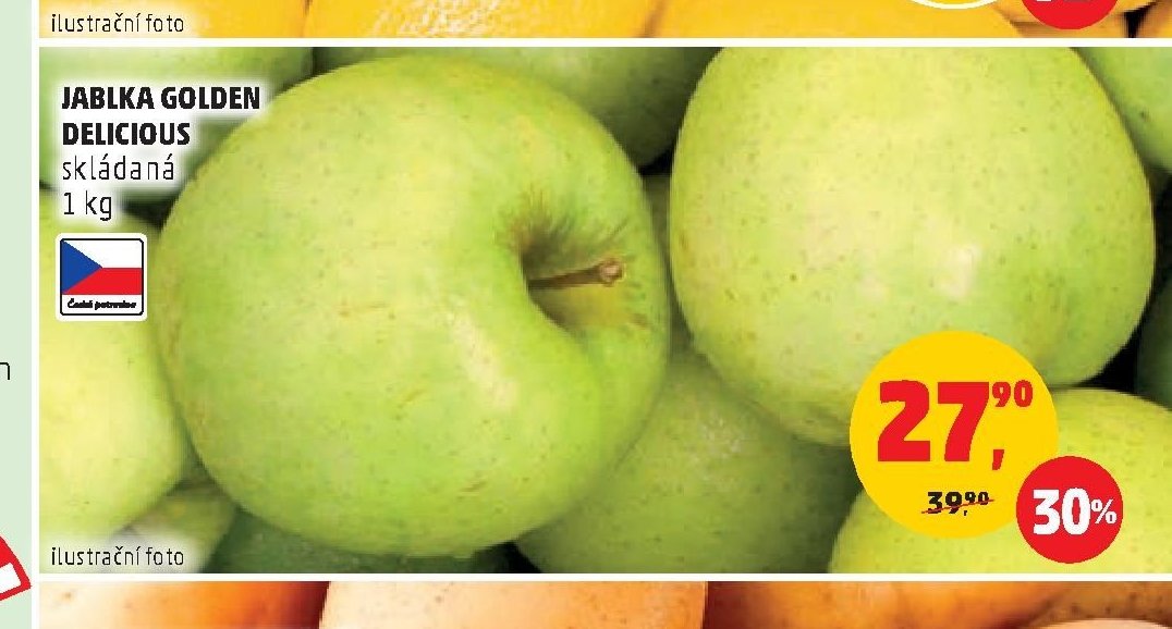 JABLKA GOLDEN DELICIOUS