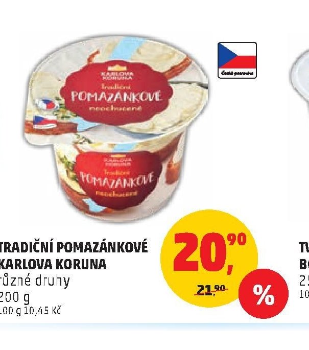 TRADIČNÍ POMAZÁNKOVÉ KARLOVA KORUNA