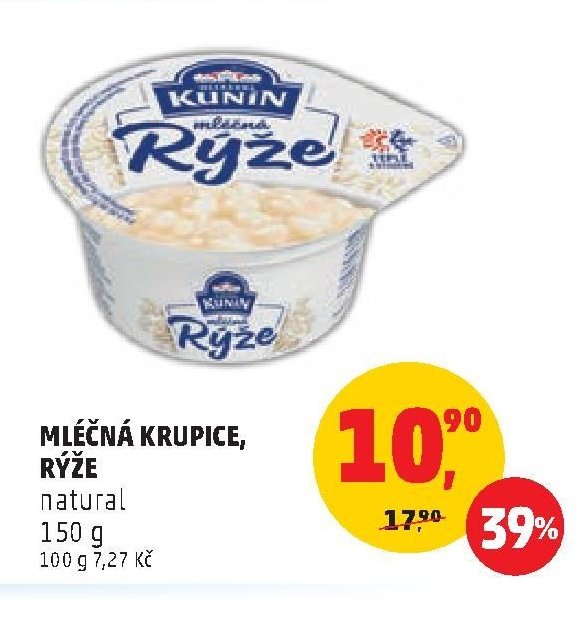 MLÉČNÁ KRUPICE, RÝŽE
