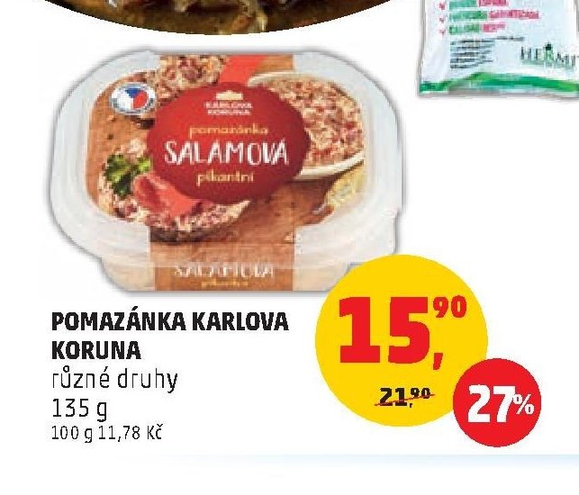 POMAZÁNKA KARLOVA KORUNA