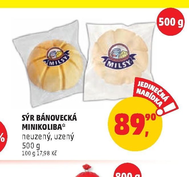 SÝR BÁNOVECKÁ MINIKOLIBA