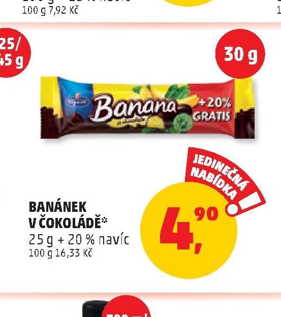 Banánek v čokoládě