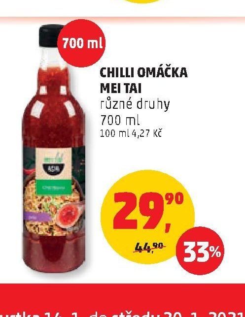 Chilli omáčka Mei Tai