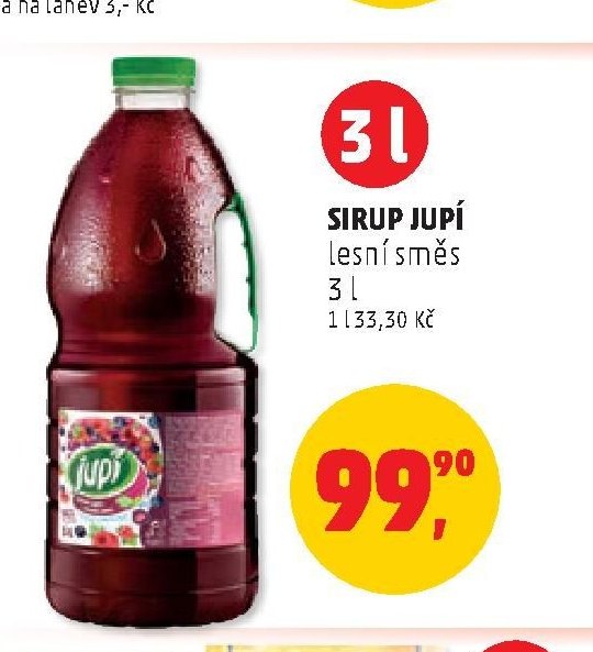 SIRUP JUPÍ lesní směs 3 l