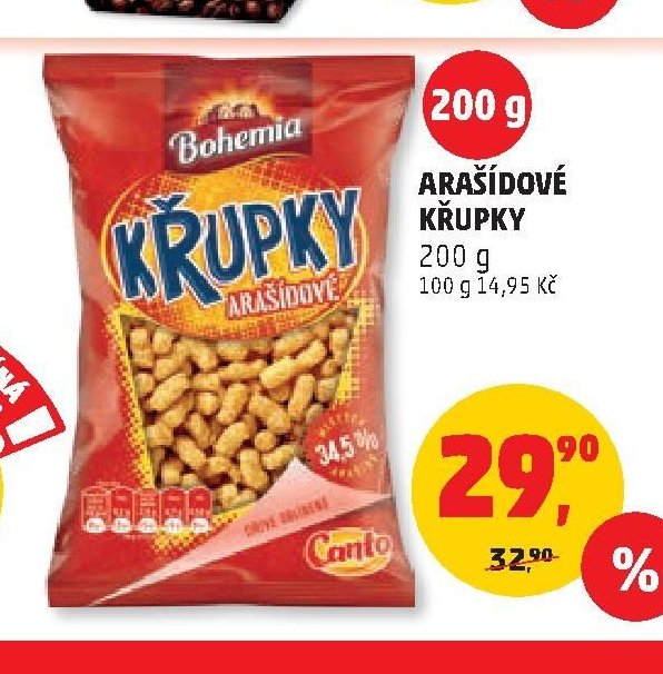 ARAŠÍDOVÉ KŘUPKY 200 g