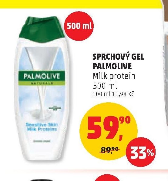 Sprchový gel Palmolive Milk protein 500 ml